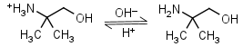 AMP (2-amino-2-methyl-1-propanol), biological buffers structure