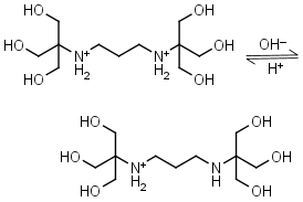 Bis-tris propane, biological buffers structure