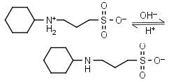 CAPS, biological buffers structure