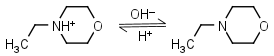 N-Ethylmorpholine, biological buffers structure