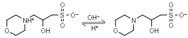 MOPSO, biological buffers structure