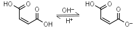 Maleic acid, biological buffers structure